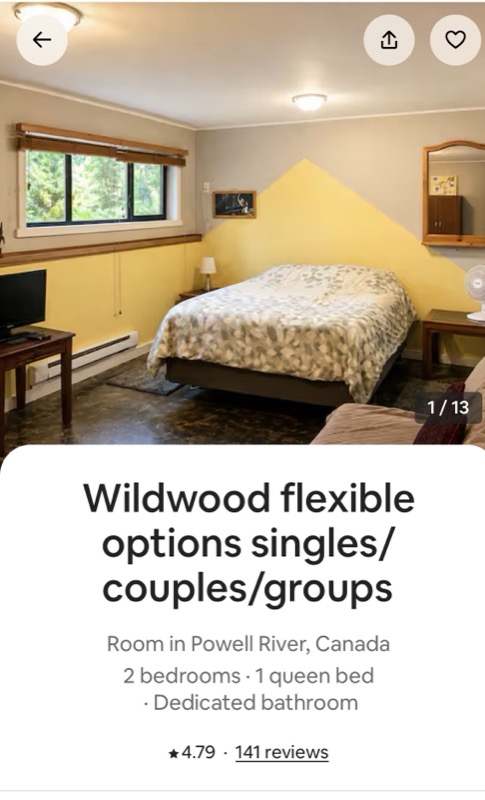 A guest room