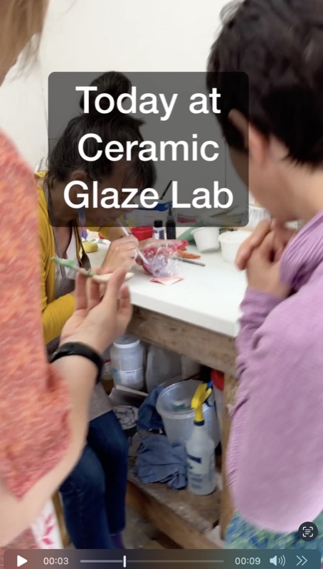 Glaze Lab session